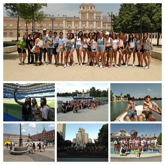 [Cuaderno de viajes] Madrid recibió con calor a los alumnos y alumnas de 2º de ESO